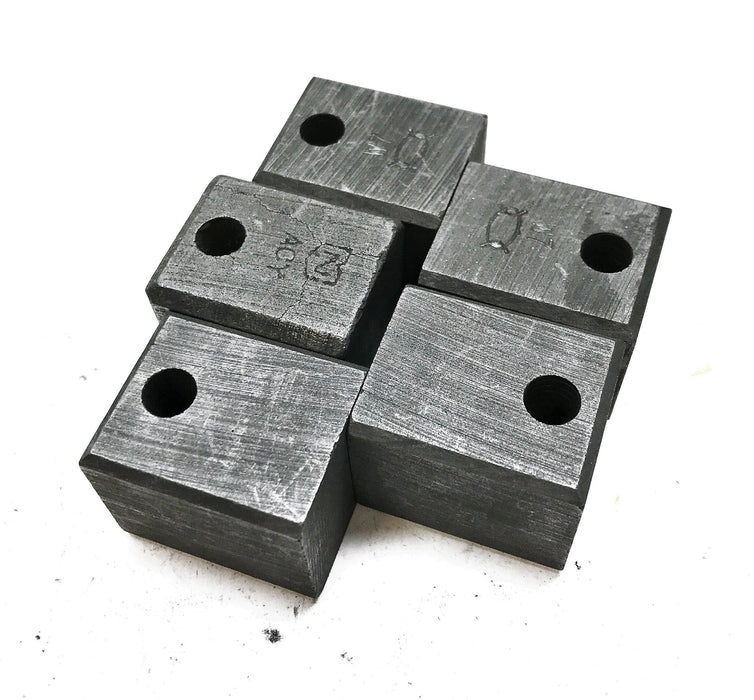 OTIS 1"W 1"T 1.22"L Graphite Contact Block 154AA3 [Lot of 5] NOS