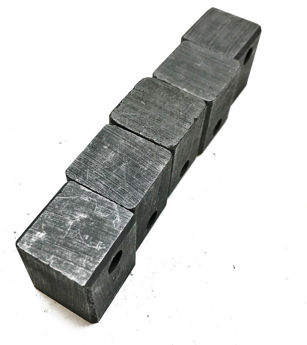 OTIS 1"W 1"T 1.22"L Graphite Contact Block 154AA3 [Lot of 5] NOS