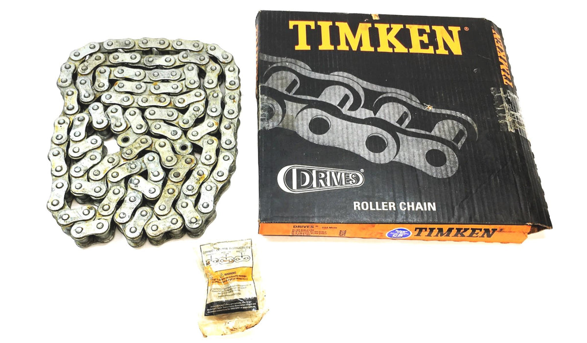 Timken Drives 10 Foot 80-1R 3.05M Roller Chain 32354 (642051323549) NOS