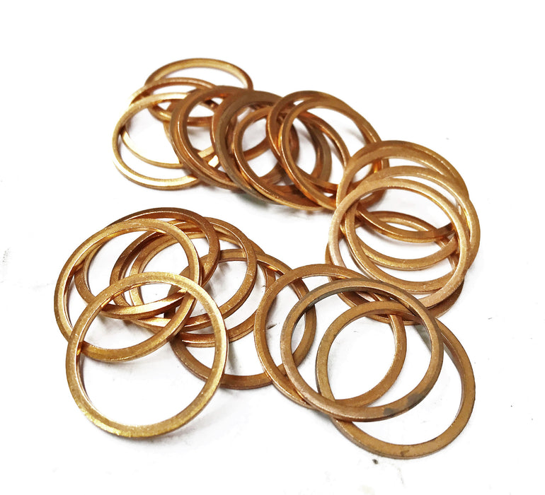 Unbranded Copper Sealing Ring 26X31X2 [Lot of 25] NOS