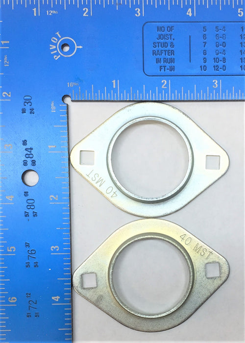 TORRINGTON/FAFNIR 40MST ZP Pair AG Flange Mount Housing (2pcs) [Lot of 5] NOS