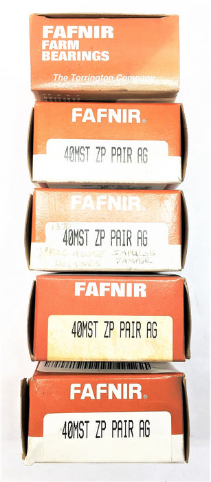 TORRINGTON/FAFNIR 40MST ZP Pair AG Flange Mount Housing (2pcs) [Lot of 5] NOS