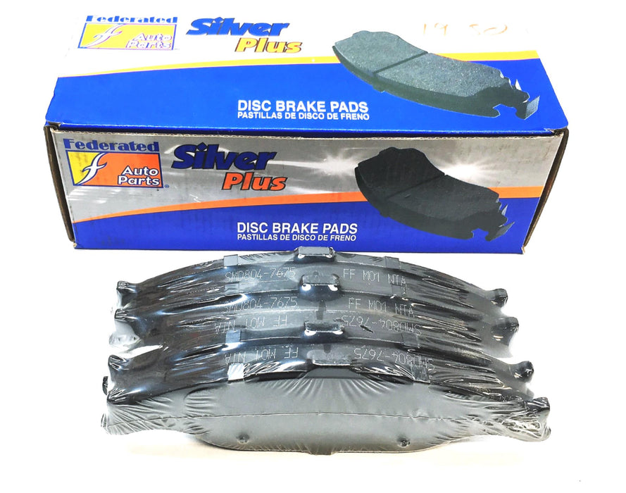 Federated Auto Parts Silver Plus 4 Piece Disc Brake Pads Set MD804 NOS
