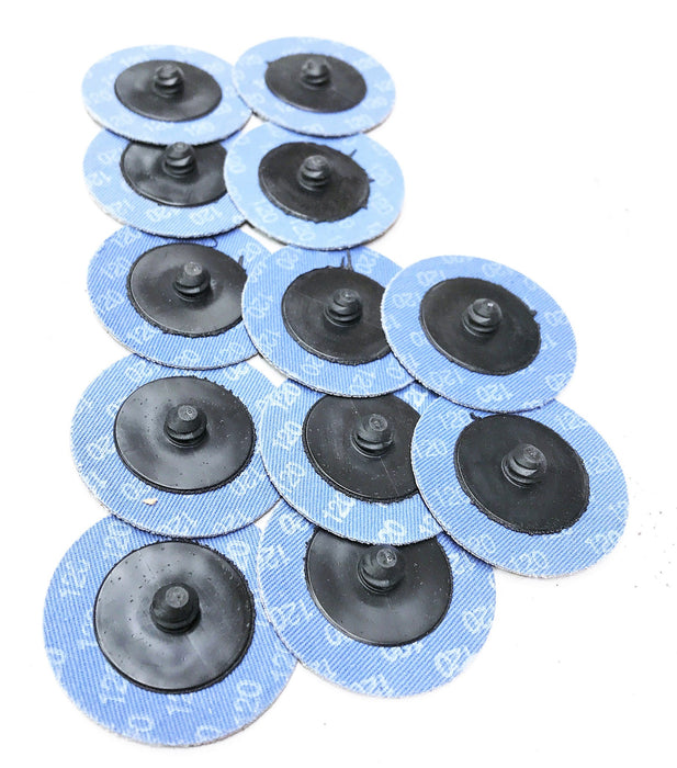 Partsmaster 2" 120 Grit Aluminum Oxide Sanding Disc DY87850192 [Lot of 12] NOS