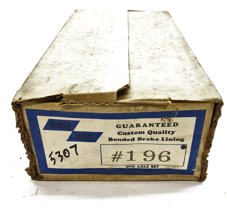 PowerMatic Brake Shoe Set 196 NOS