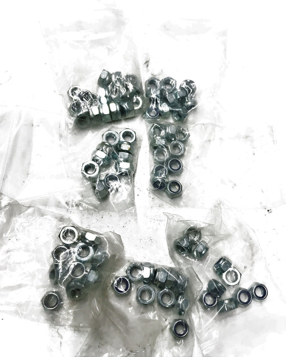McMaster Carr Self Locking Nylon Hex Nut 90576A117 [Lot of 70] NOS