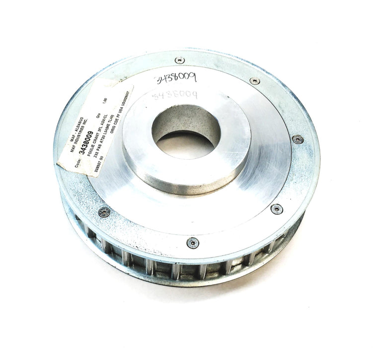 Maf Industries 8-3/8 Inch OD 2 To 3-1/16 Inch ID Timing Pulley 3438009 NOS