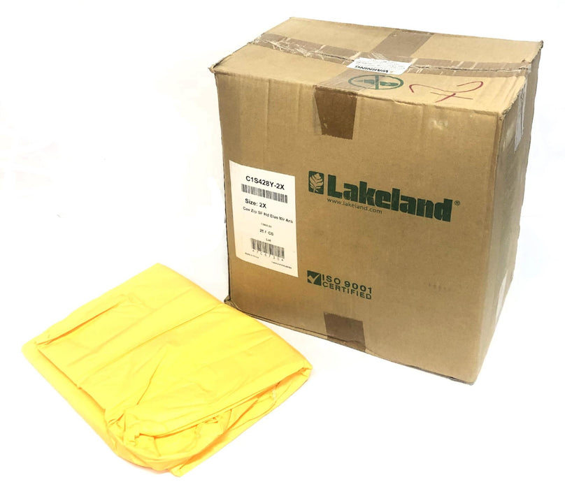Lakeland Hooded Zip-Up Coverall C1S428Y-2X (C5428-2X) Case of 25 NOS