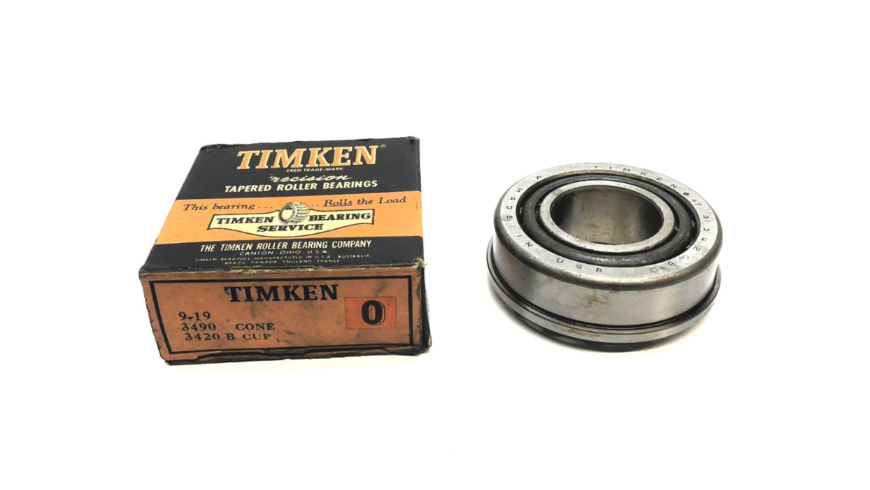 Timken Tapered Roller Bearing Cone & Cup 3490/3420B NOS