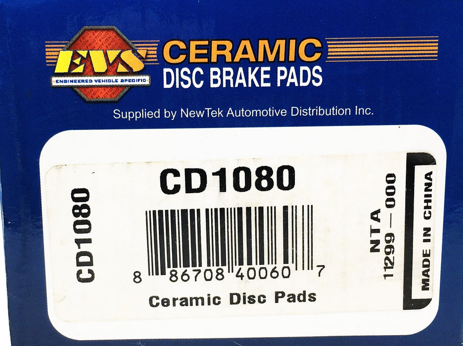 EVS 4 Piece Disc Brake Pads Set CD1080 NOS