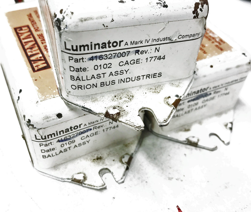 Luminator 24V Ballast Assembly 416327007 [Lot of 3]