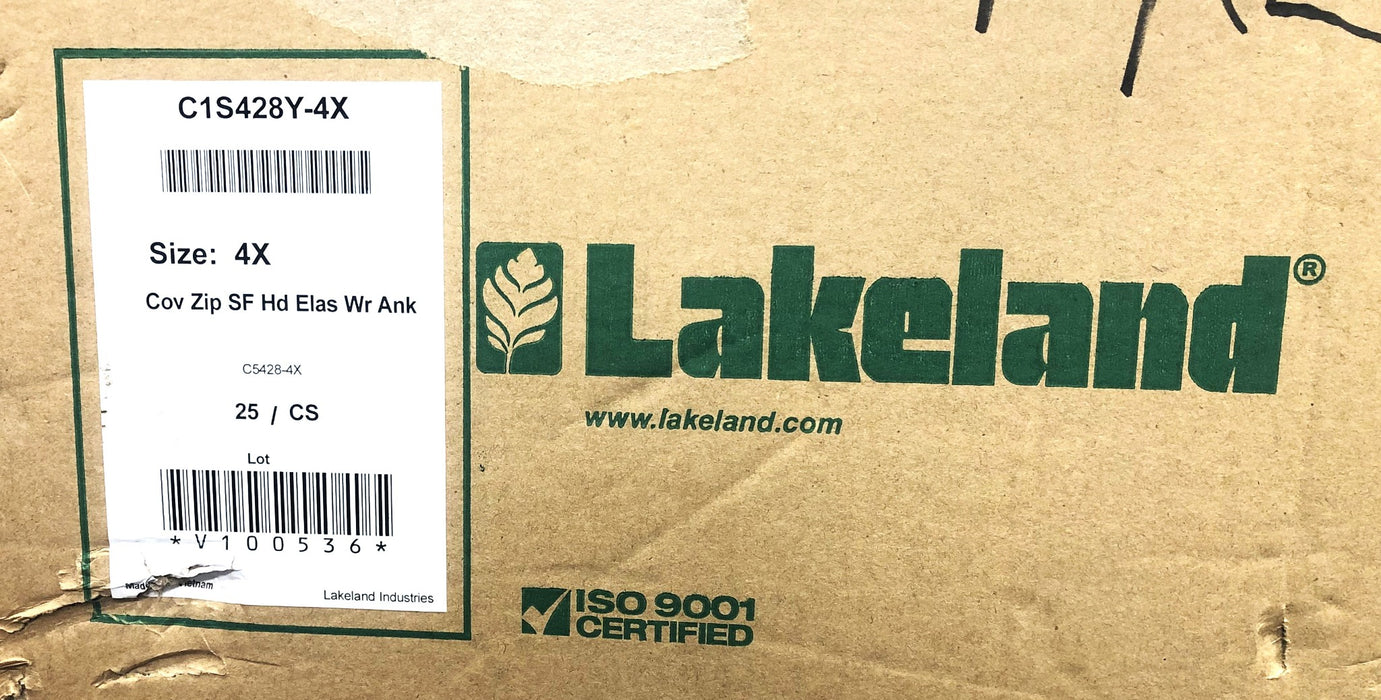 Lakeland Hooded Zip-Up Coverall C1S428Y-4X (C5428-4X) [Lot of 5] NOS