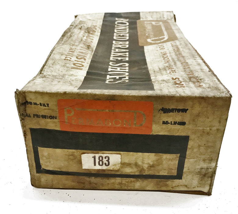 Permabond Re-Lined Brake Shoe Set 183 NOS