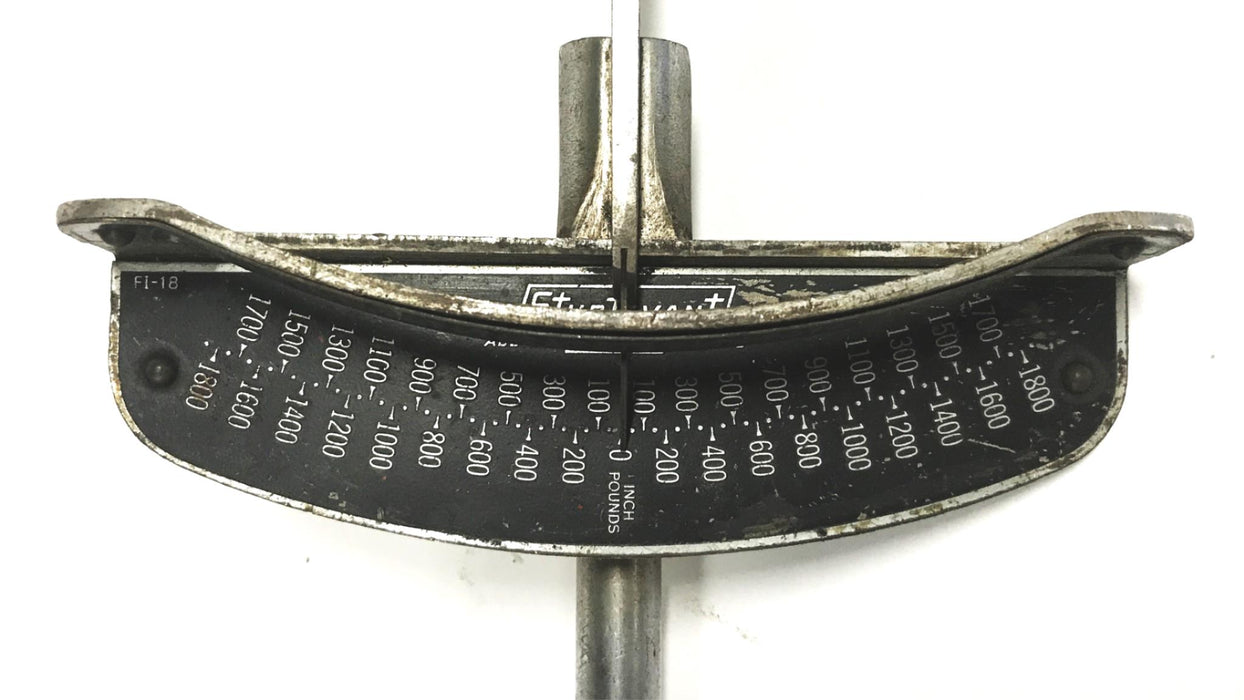 Sturevant 1/2 inch 0-1800 Fat Beam Torque Wrench FI-18 USED