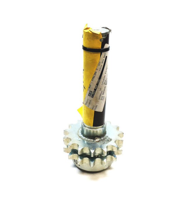 Maf Industries 15 Double Tooth Roller Chain Gear Shaft 339357A (3075532) NOS