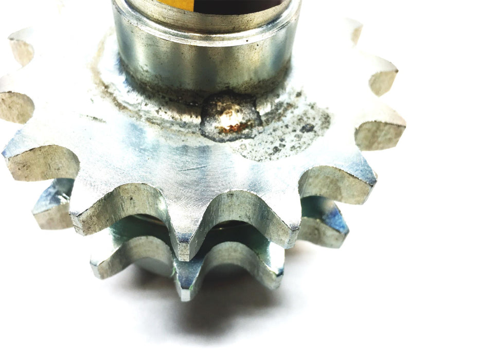 Maf Industries 15 Double Tooth Roller Chain Gear Shaft 339357A (3075532) NOS