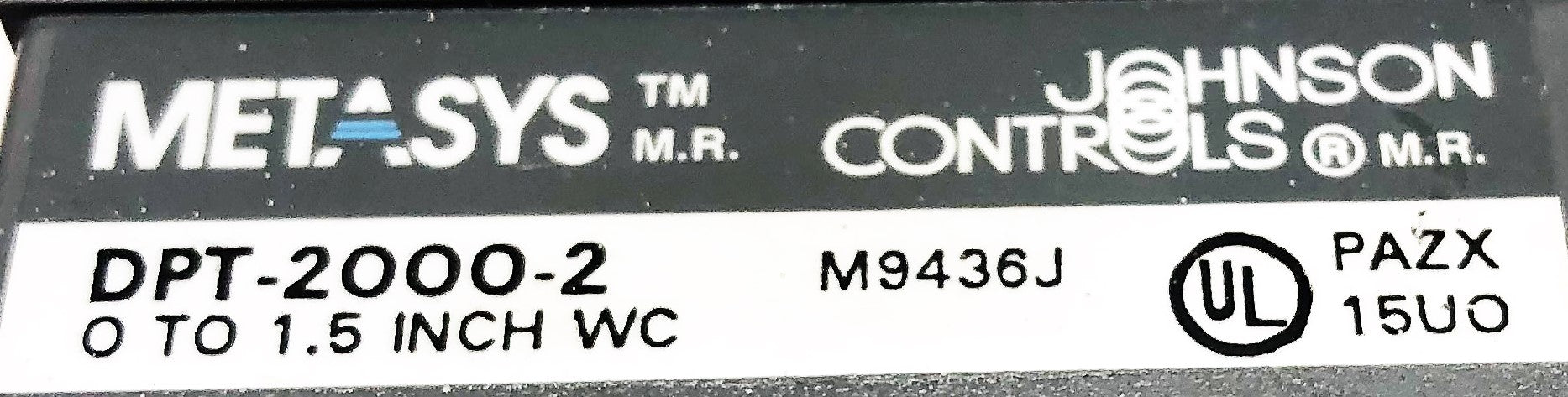 Johnson Controls Metasys Pressure Transmitter DPT-2000-2 (M9436J) USED