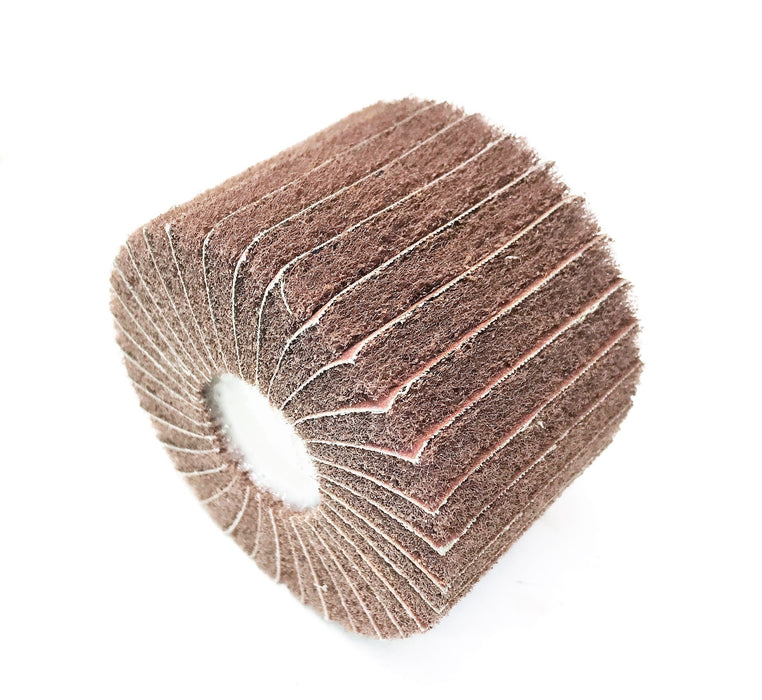 Partsmaster 3" X 2" X 1/4" 320 Grit Abrasive Fine Flap Wheel DY87653322 NOS