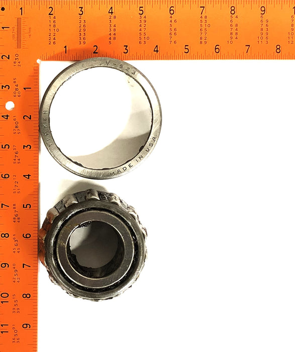 Timken Tapered Roller Bearing Cup And Cone V523/V527A NOS
