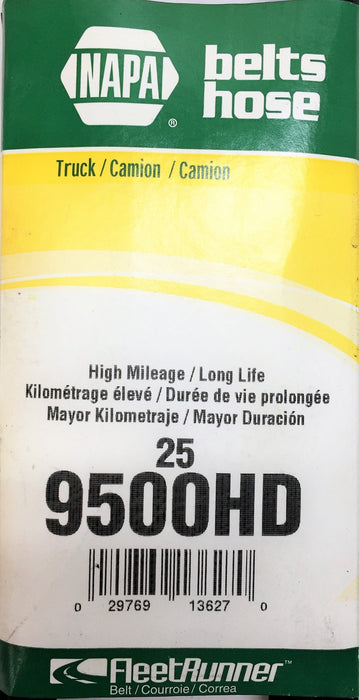 NAPA Fleet Runner High-Mileage/Long Life Belt 9500HD NOS