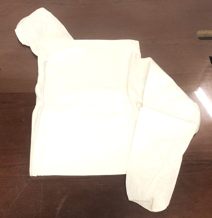 KleenGuard By Kimberly-Clark XL White Hooded A35 Coverall 38939 [Lot of 10] NOS