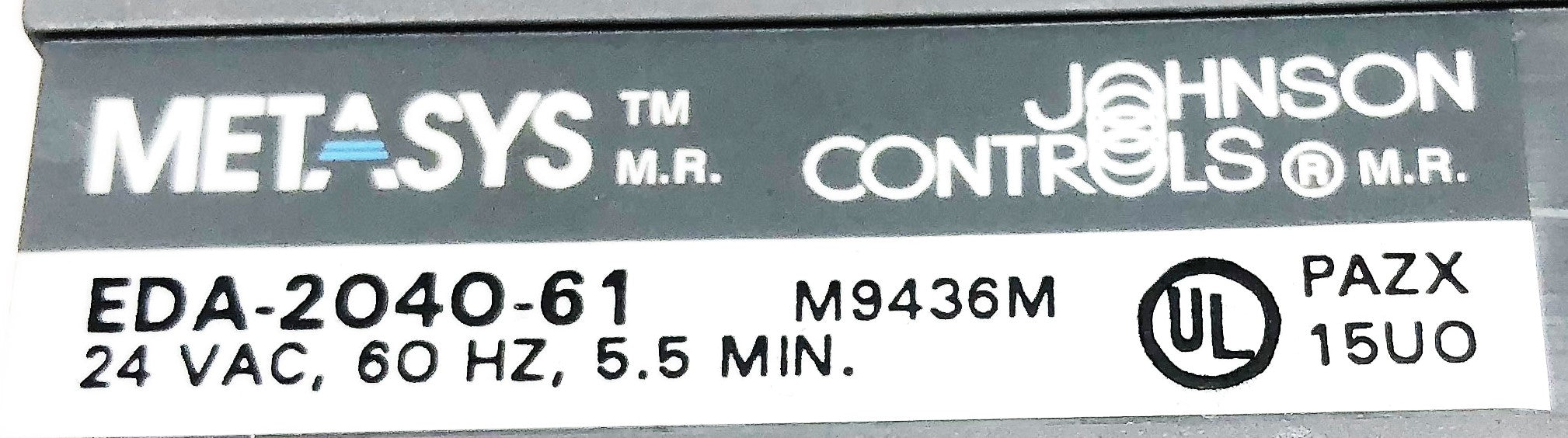 Metasys Control Cable Johnson Controls Metasys Electric Motor Actuator EDA-2040-61 Incomplet ...