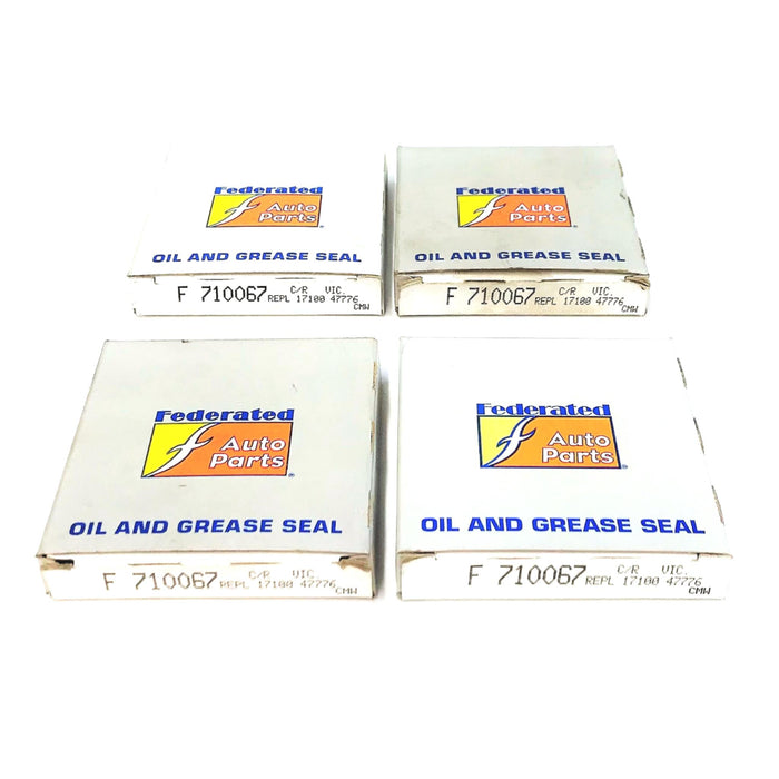 Federated Auto Parts Oil and Grease Seal 710067 [Lot of 4] NOS