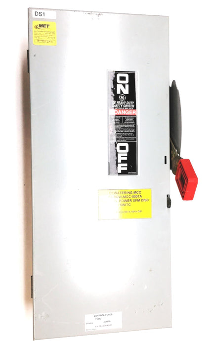 General Electric, Model 10 Heavy Duty Safety Switch Indoor Enclosure TH3362 USED