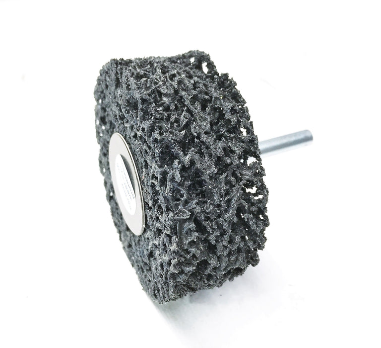 Partsmaster 3" x 1" Stem-Mounted Multi-Strip Abrasive Wheel DY88250310 NOS