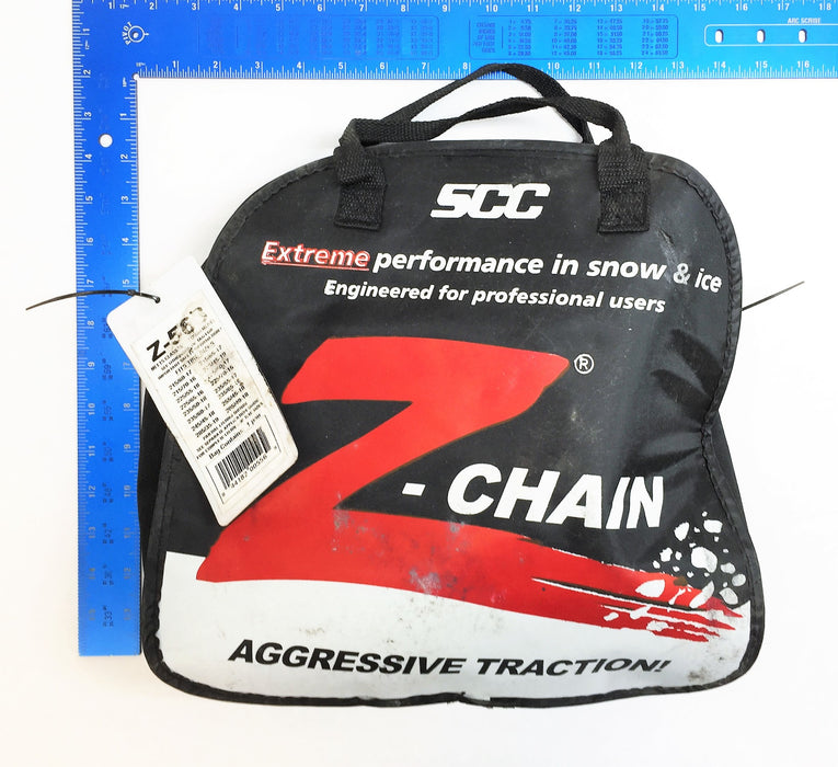 SCC Aggressive Traction Z-Chain Set of Snow Chains Z-563 NOS