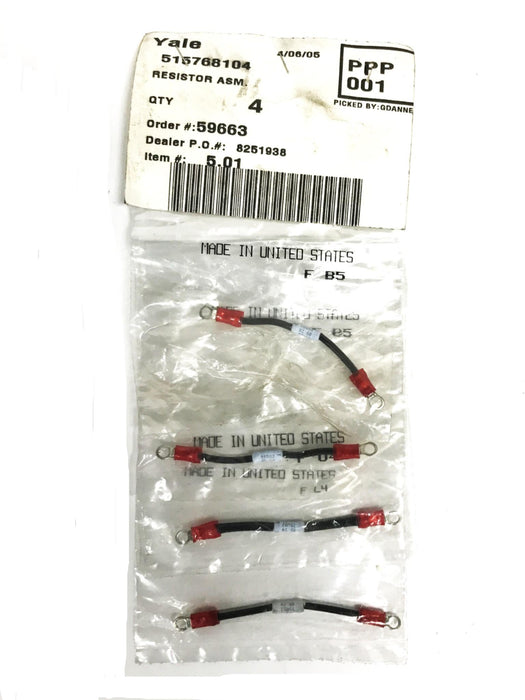 Yale Forklift 36amp Resistor Assembly 515710468 [Lot of 4] NOS