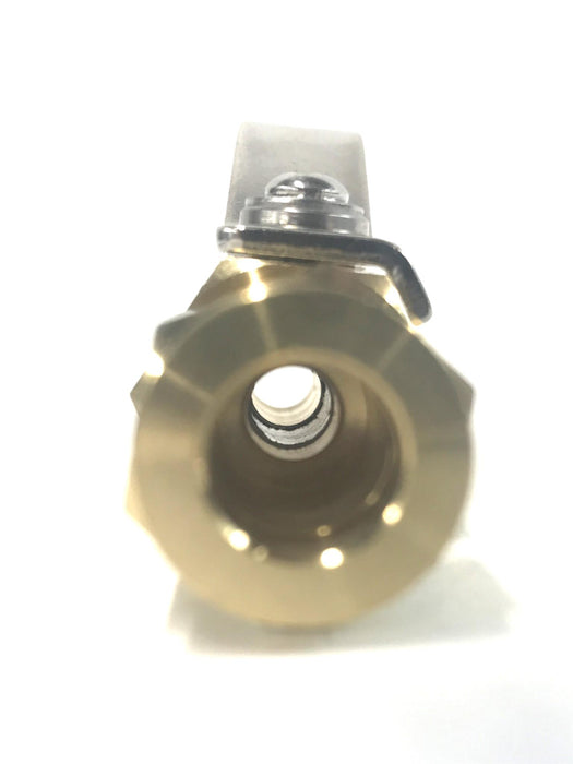 Grainger 3/8" Mini Brass Ball Valve 1WML9 NOS