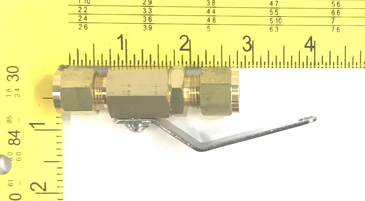 Grainger 3/8" Mini Brass Ball Valve 1WML9 NOS