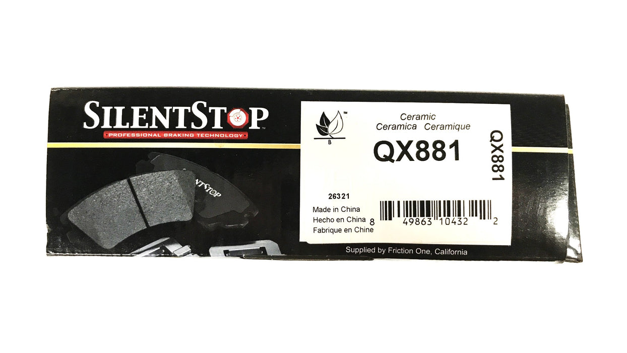 Silent Stop Brake Pad Set QX881 NOS