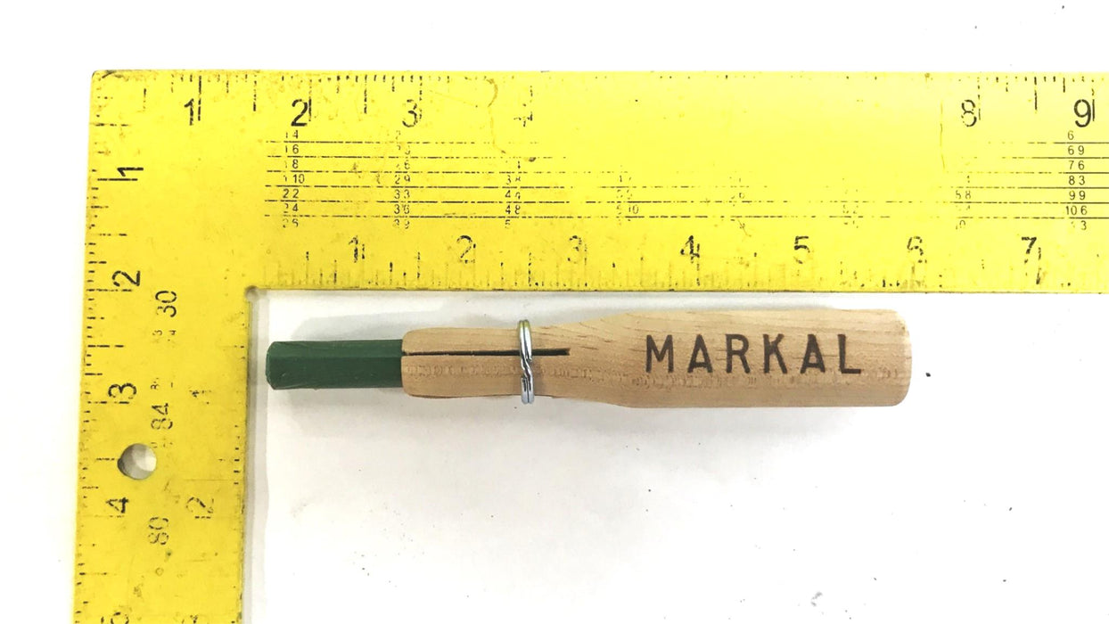 Markal Paint 3/8 inch x 4-5/8 inch Hot Steel Marker, Green, 144 Pack, 81026 NOS