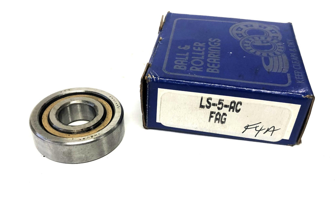 FAG Angular Contact Ball Bearing LS5AC NOS