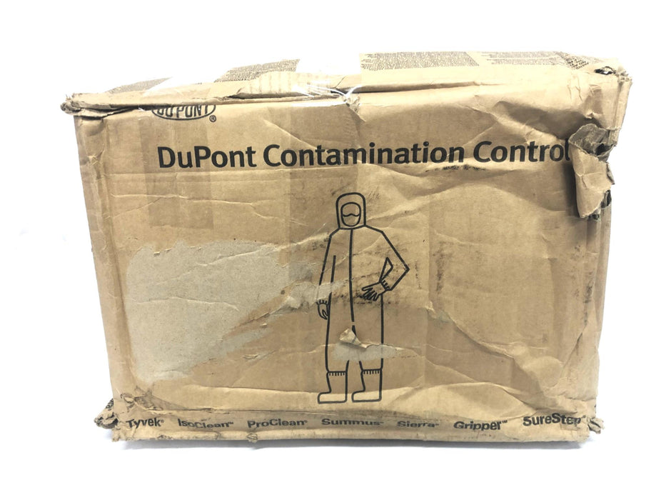 DuPont Suprel LS Hooded Coverall SR180SWHMD Case of 25 NOS