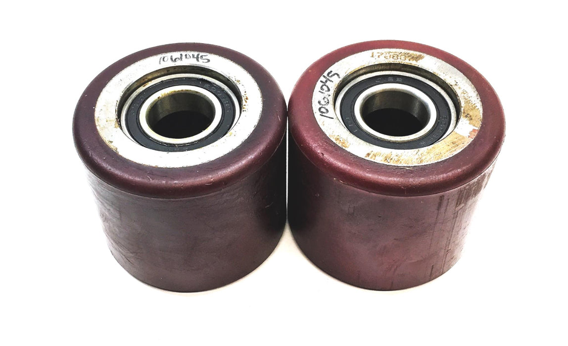 Unbranded 2-3/4 Inch Roller Wheel With Bearing 1061045 (1708870) [Lot of 2] USED
