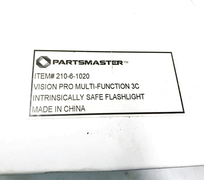 Partsmaster Intrinsically Safe Vision Pro 3C "AquaEXP" Work Light DY21061020 NOS