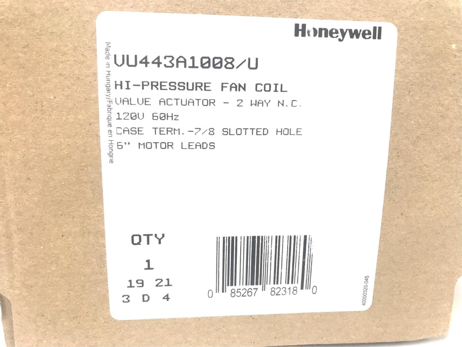 Honeywell 2-Way Valve Actuator VU443A1008 (VU443A1008/U) NOS
