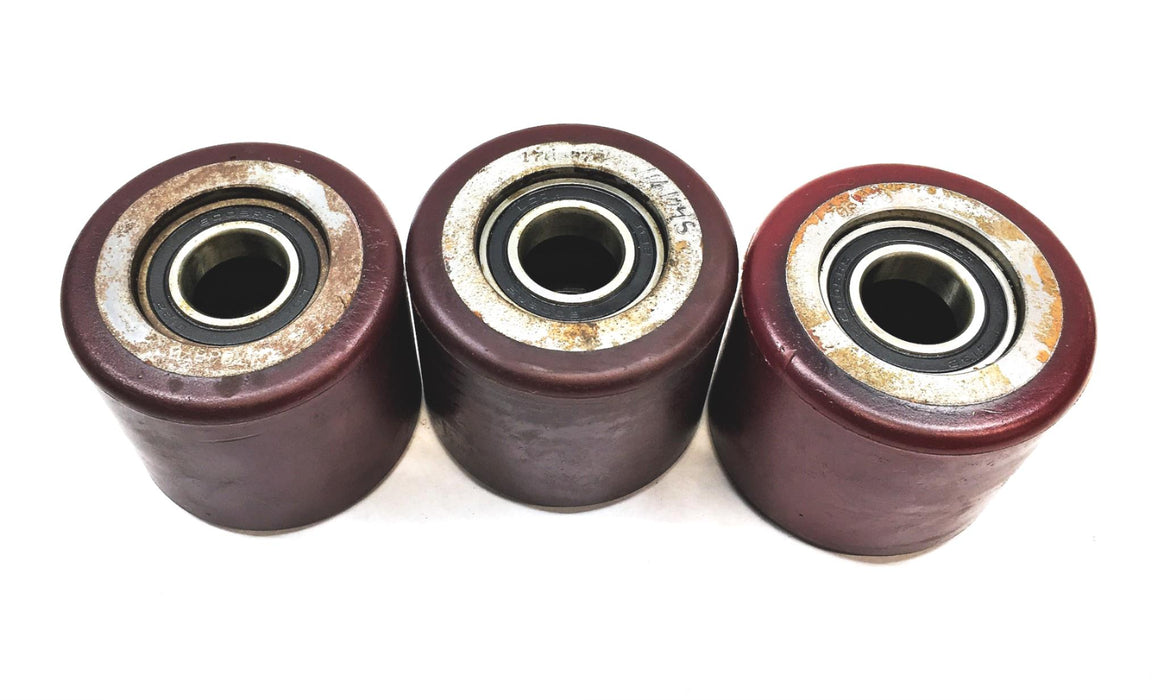 Unbranded 2-3/4 Inch Roller Wheel With Bearing 1061045 (1708870) [Lot of 3] USED
