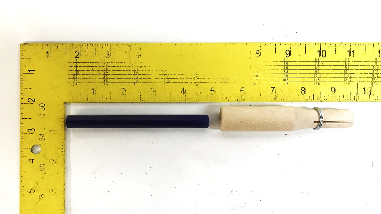 Markal Paint 3/8 inch x 4-5/8 inch Hot Steel Marker, Blue, 44 Pack, 81025 NOS