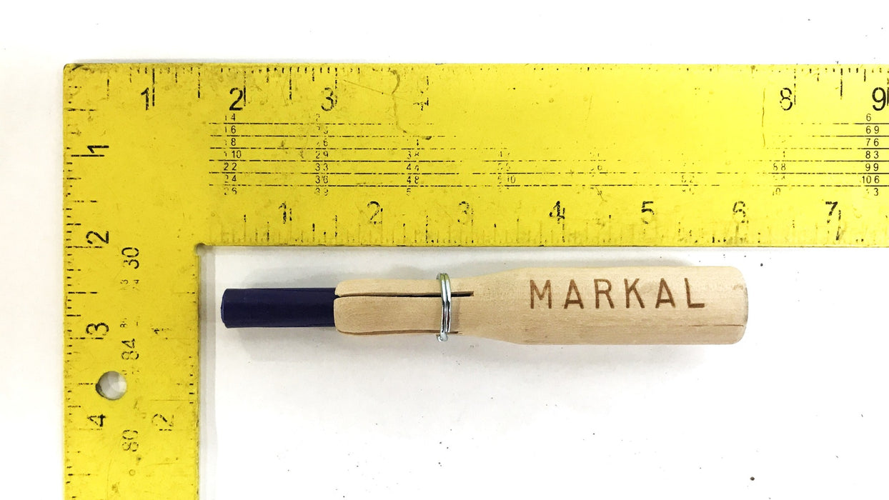 Markal Paint 3/8 inch x 4-5/8 inch Hot Steel Marker, Blue, 44 Pack, 81025 NOS