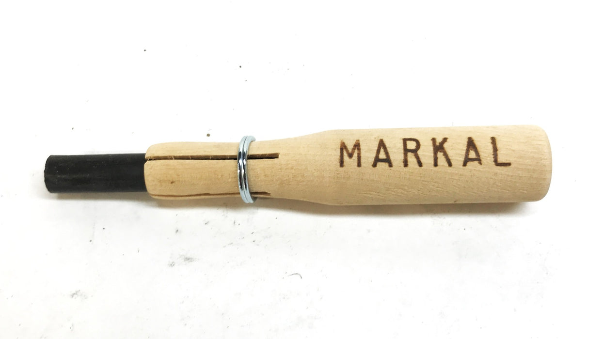 Markal Paint 3/8 inch x 4-5/8 inch Hot Steel Marker, Black, 144 Pack, 81023 NOS