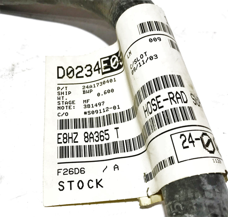 Ford OEM Radiator Hose E8HZ-8A365-T NOS