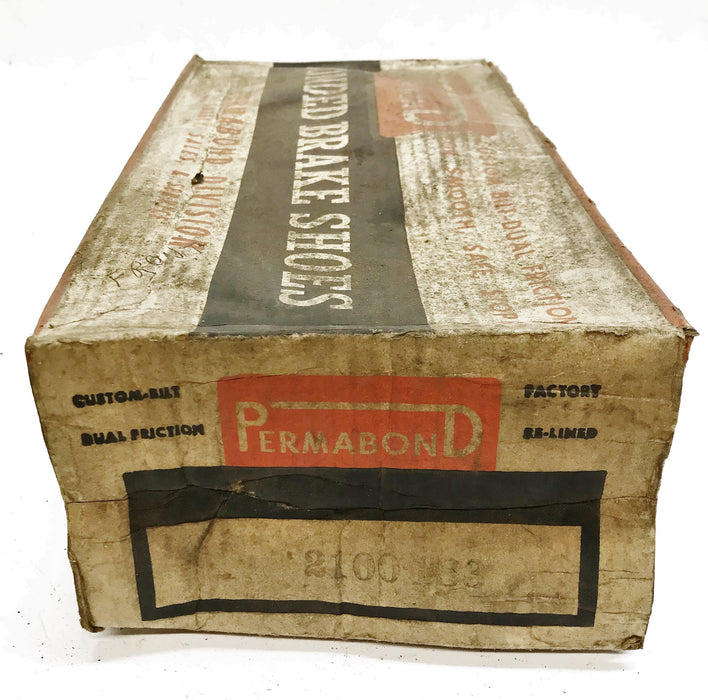 Permabond Re-Lined Brake Shoe Set 2100-183 (183) NOS