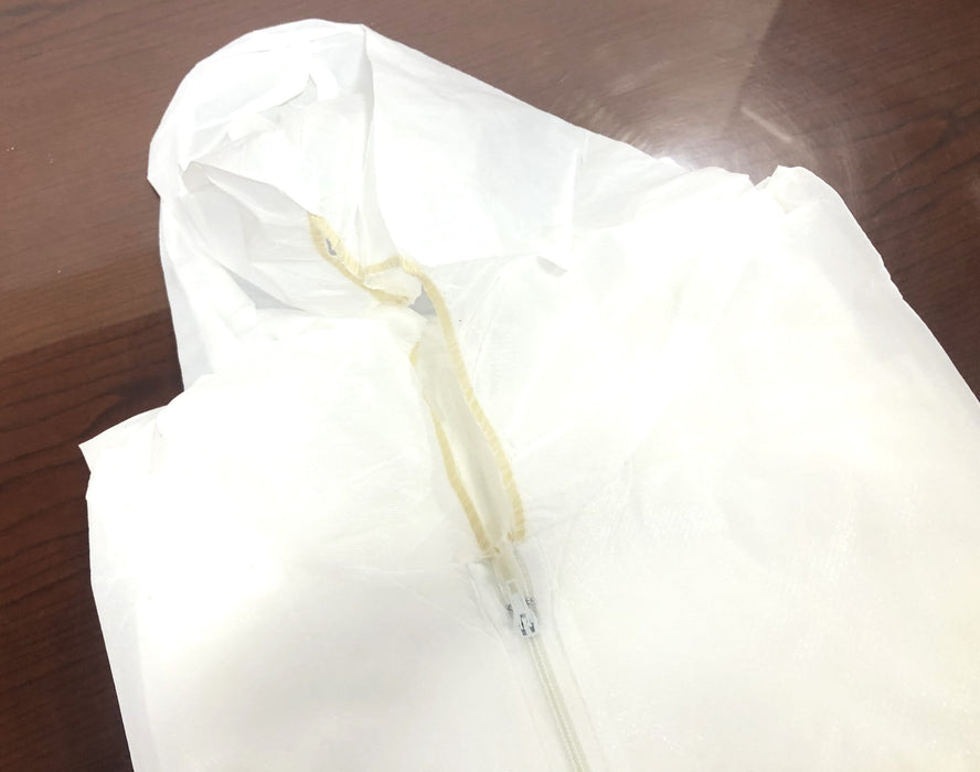 Malt Industries 4XL White Hooded Coverall C1430 Case Of 25 NOS