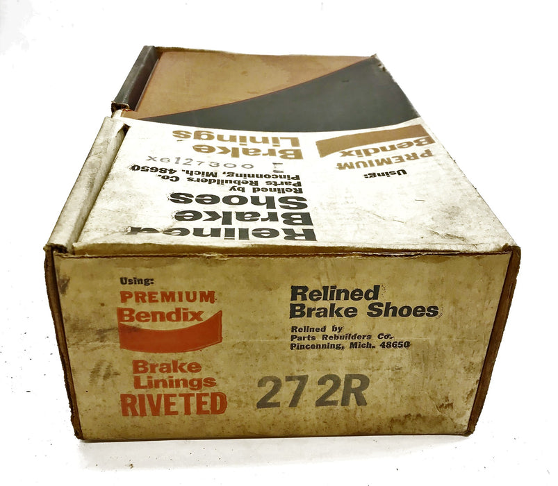 Bendix Re-Lined Brake Shoe Set 272R NOS