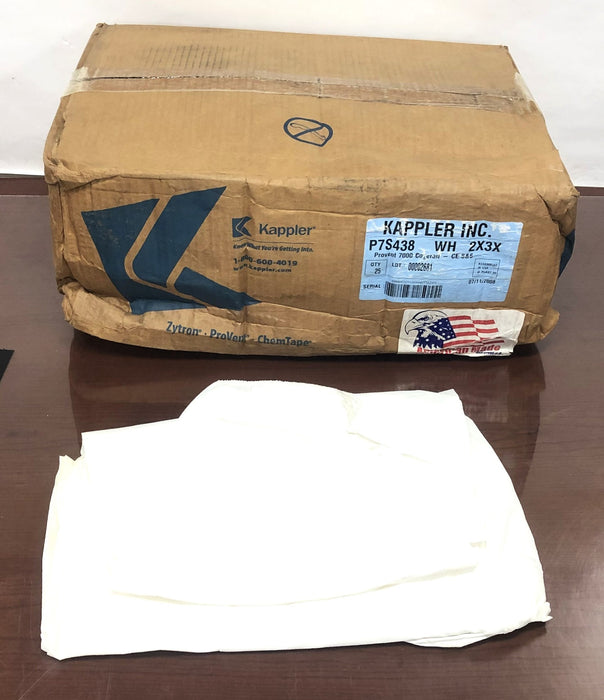 Kappler Inc 2X3X Provent 7000 WH Coverall With Hood P7S438 Case Of 25 NOS