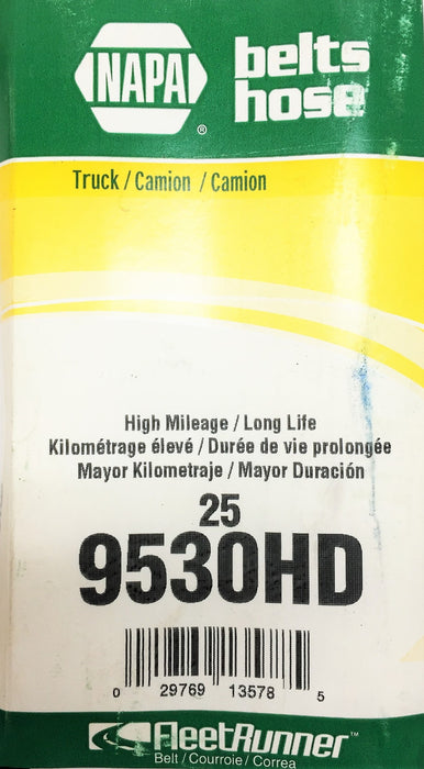 NAPA Fleet Runner High-Mileage/Long-Life Belt 9530HD (259530HD) NOS